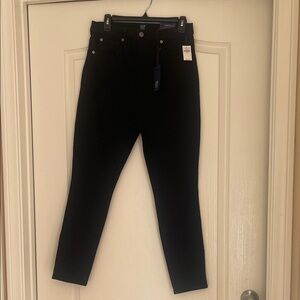 GAP Black High-Rise Slim Jeans